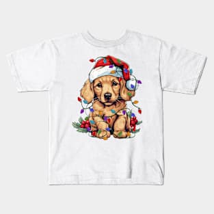 Christmas Puppy Kids T-Shirt